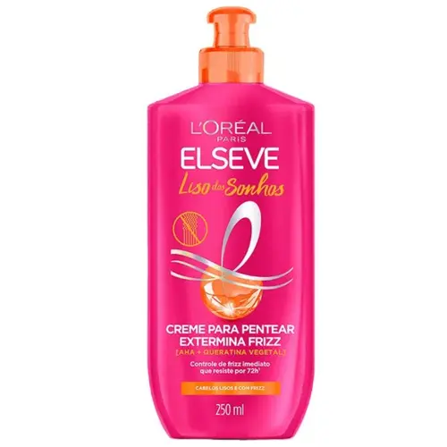Loreal Elseve Liso dos Sonhos Extermina Frizz Creme de Pentear 250ml