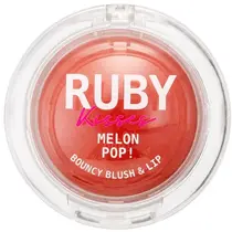 Ruby Kisses Melon Pop Bouncy Blush & Lip 7g - Peach Pop