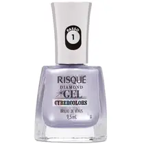 Risque Diamond Gel Cybercolors Esmalte 9,5ml - Brilho de Vênus