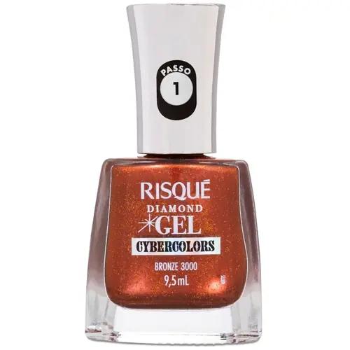 Risque Diamond Gel Cybercolors Esmalte 9,5ml - Bronze 3000