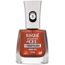 Risque Diamond Gel Cybercolors Esmalte 9,5ml - Bronze 3000