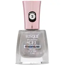 Risque Diamond Gel Cybercolors Top Coat Fixador 9,5ml - Pixelizado