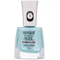 Risque Diamond Gel Cybercolors Esmalte 9,5ml - Espelho do Amanhã
