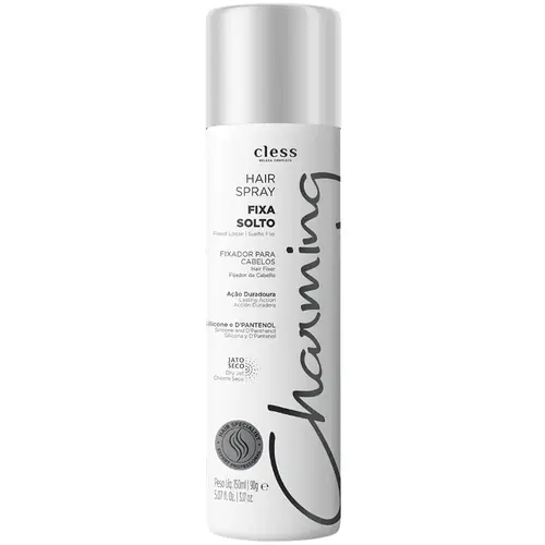 Cless Charming Hair Spray Jato Seco Fixa Solto 150ml