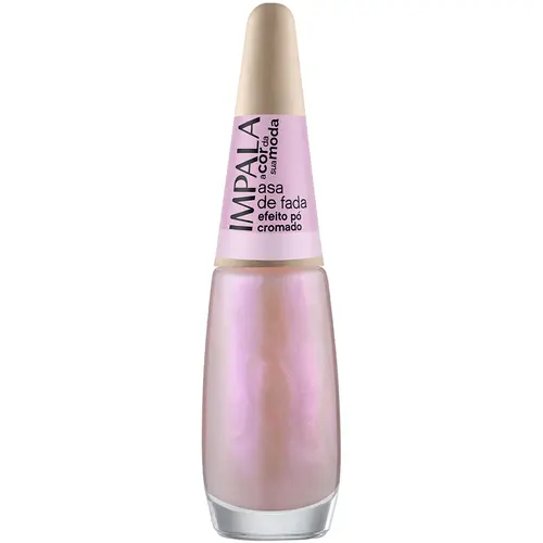 Impala A Cor da Sua Moda Esmalte Efeito Pó Cromado 7,5ml - Asa de Fada
