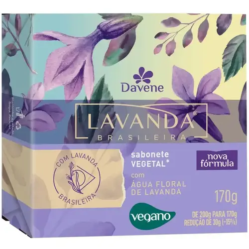Davene Lavanda Brasileira Sabonete Vegetal 170g