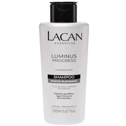 Lacan Luminus Progress Shampoo Efeito Platinado 150ml