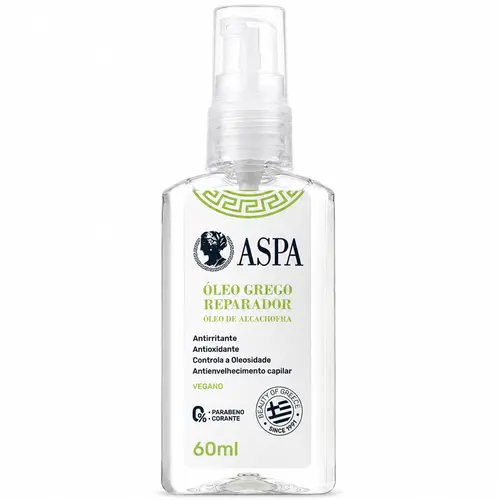 Aspa Óleo Grego Reparador 60ml - Alcachofra