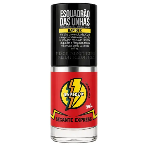 Razon Esquadrão das Unhas Base Secante Express Rapidex 9ml