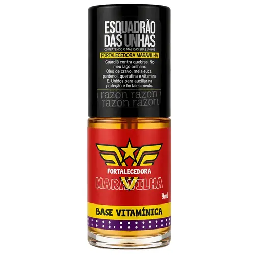 Razon Esquadrão das Unhas Base Vitamínica Fortalecedora Maravilha 9ml