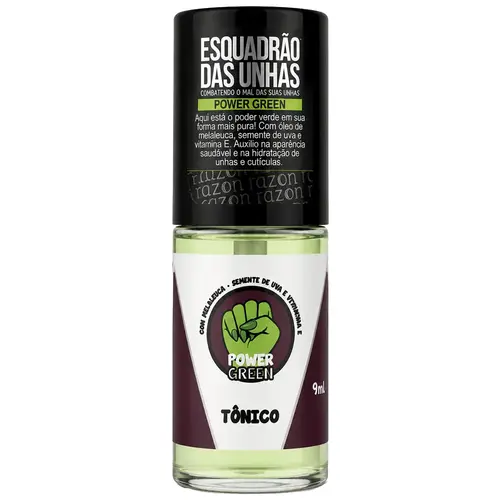 Razon Esquadrão das Unhas Tônico Hidratante Green Power 9ml