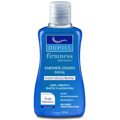 Nupill Firmness Intensive Sabonete Líquido Facial Nano Hyaluronic 60ml