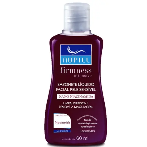 Nupill Firmness Intensive Sabonete Líquido Facial Nano Niacinamida 60ml