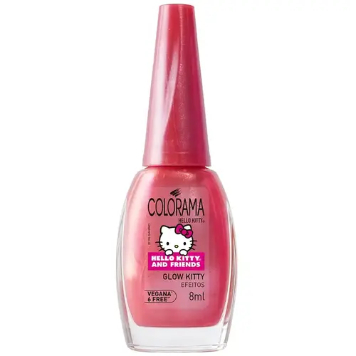 Colorama Hello Kitty and Friends Esmalte Efeitos 8ml - Glow Kitty
