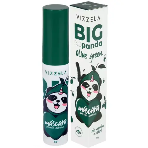 Vizzela Big No Panda Máscara para Cílios 5g - Olive Green