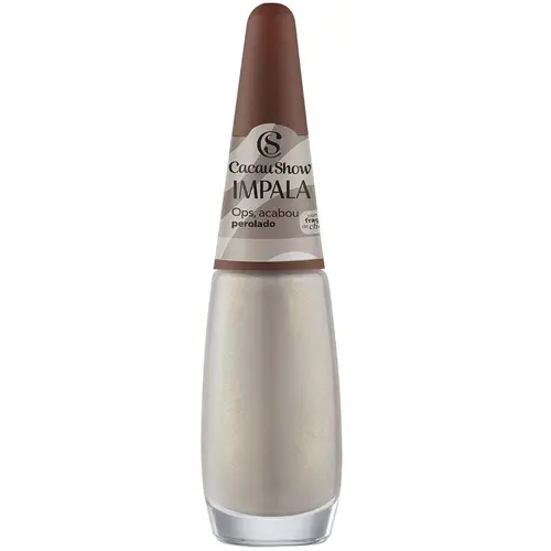 Impala Cacau Show Esmalte Perolado 7,5ml - Ops, Acabou