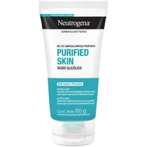 Neutrogena Purified Skin Ácido Glicólico Gel de Limpeza 60g