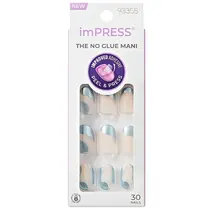 Kiss New York Impress The No Glue Mani Unhas Autocolantes - Slip Dress