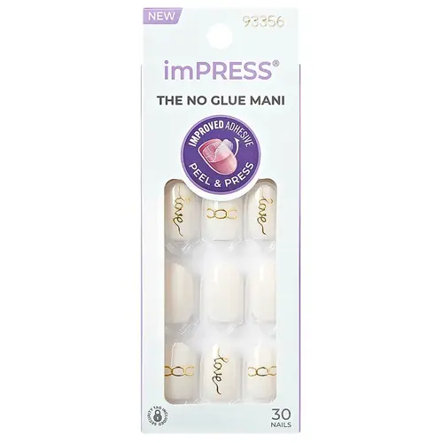 Kiss New York Impress The No Glue Mani Unhas Autocolantes - Pandora