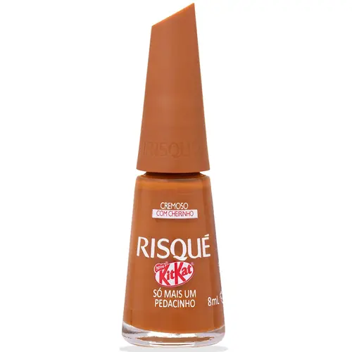 Risqué Kit Kat Esmalte Cremoso 8ml - Só Mais Um Pedacinho
