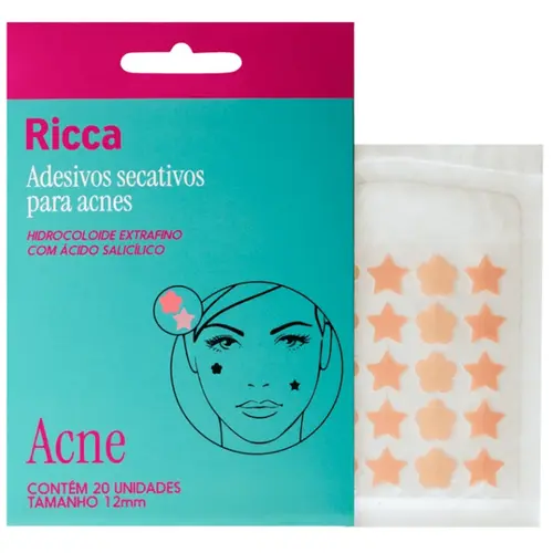 Ricca Adesivo Secativos para Acnes - 20 Adesivos