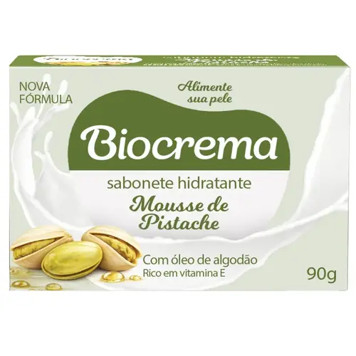 Memphis Biocrema Sabonete Hidratante 90g - Mousse de Pistache