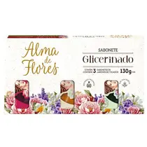 Alma de Flores Estojo Sabonete Glicerinado - 3 Sabonetes