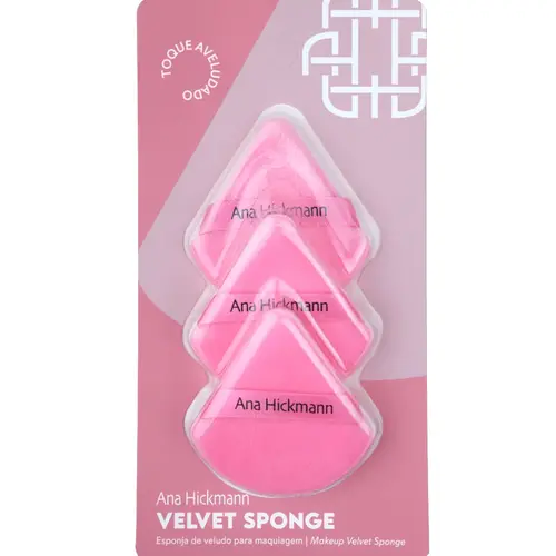 Ana Hickmann Velvet Sponge - 3 Unidades