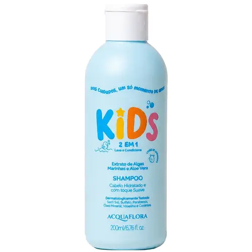Acquaflora Kids 2 em 1 Shampoo 200ml