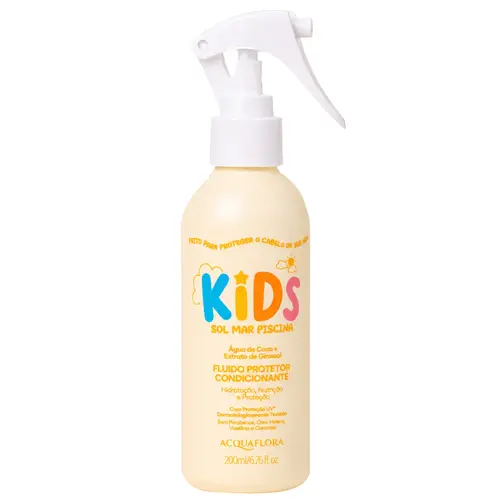 Acquaflora Kids Sol Mar Piscina Fluído Protetor Condicionante 200ml