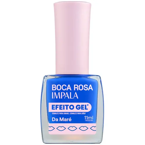Impala Boca Rosa Esmalte Efeito Gel 11ml - Da Maré