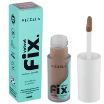 Vizzela Velvet Fix Sombra Líquida 4ml - Mocha
