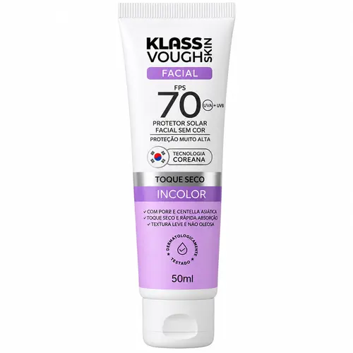 Klass Vough Skin Protetor Solar 50ml - Incolor