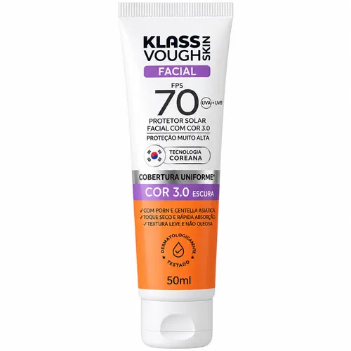 Klass Vough Skin Protetor Solar 50ml - Cor 3.0