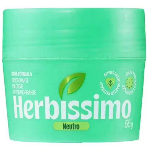 Herbíssimo Desodorante Creme 55g - Neutro
