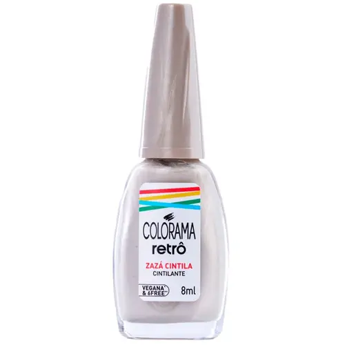 Colorama Retrô Esmalte Cintilante 8ml - Zazá Cintila
