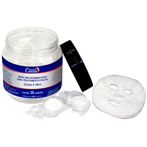 Santa Clara Máscara Desidratada para Tratamento Facial - 25 Unidades
